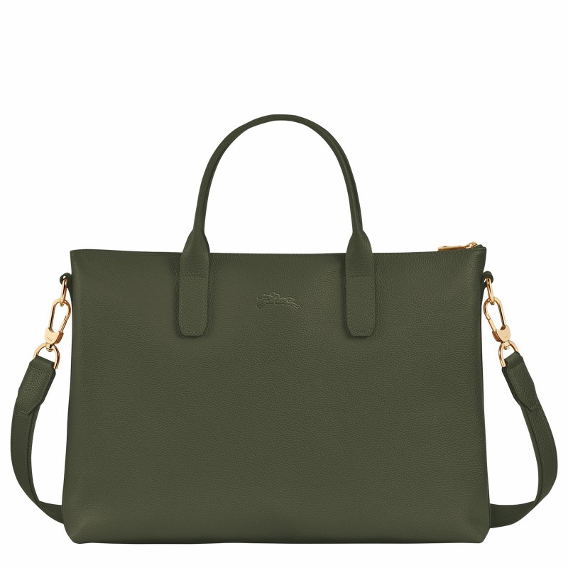 Dámské Aktovka Longchamp Le FOULONNÉ S Hnědožlutý CZ | 20032021892
