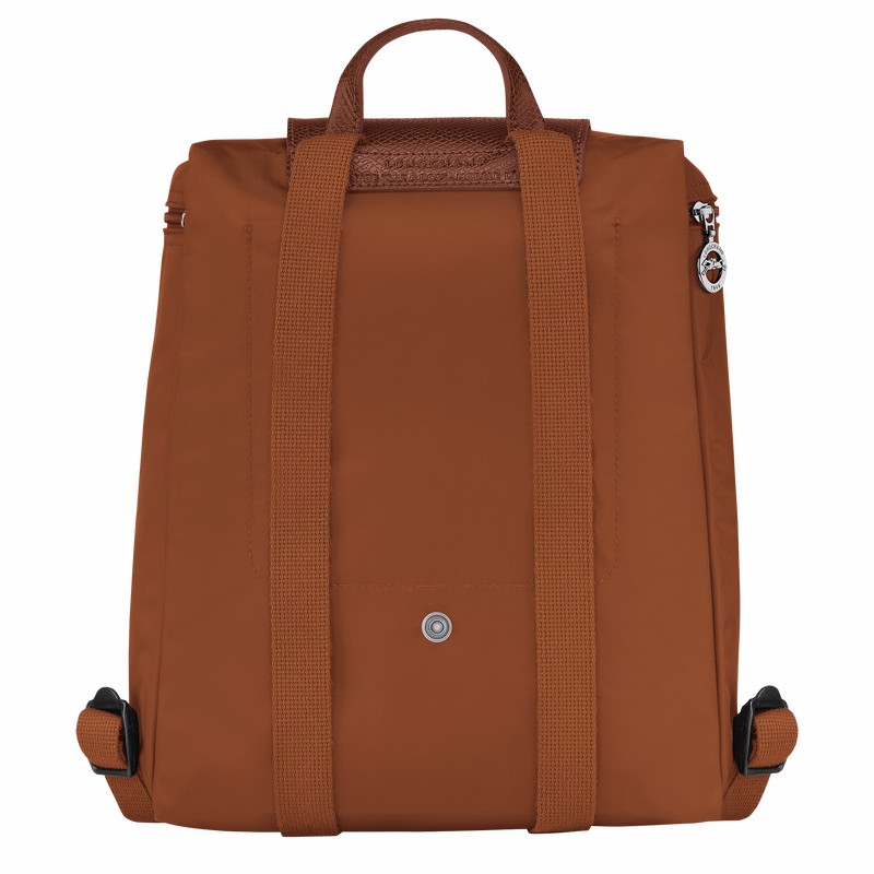 Dámské Batohy Longchamp Le Pliage Green M Hnědé CZ | L1699919504