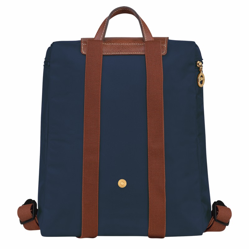 Dámské Batohy Longchamp Le Pliage Original M Tmavě Blankyt CZ | L1699089P68
