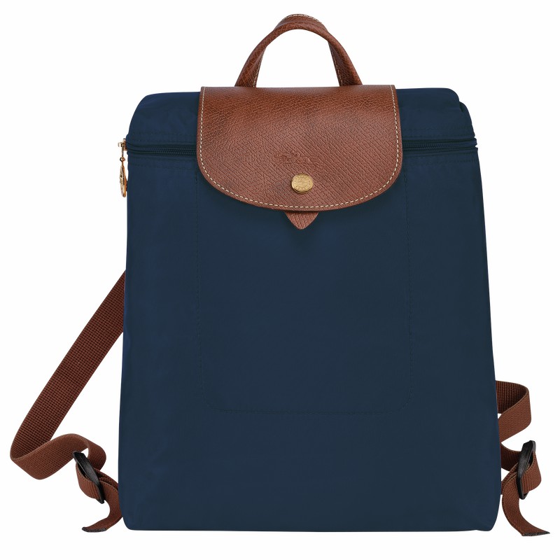 Dámské Batohy Longchamp Le Pliage Original M Tmavě Blankyt CZ | L1699089P68