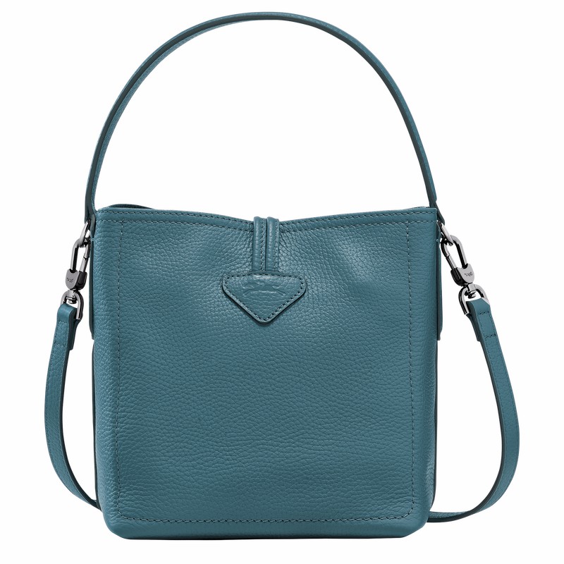 Dámské Bucket Bag Longchamp Le Roseau Essential XS Peacock CZ | 10159968P89