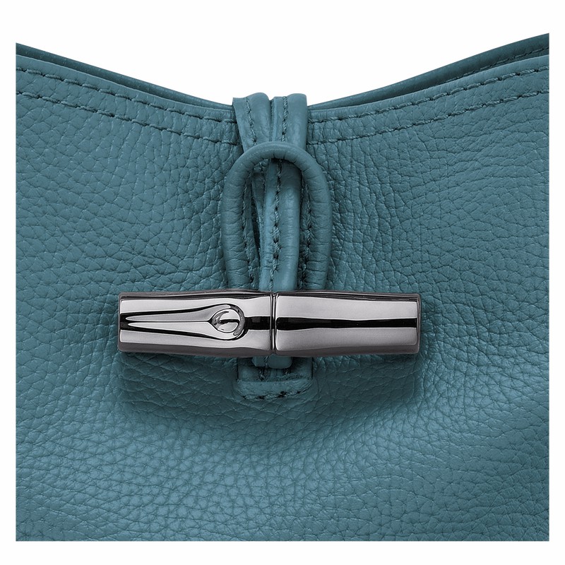 Dámské Bucket Bag Longchamp Le Roseau Essential XS Peacock CZ | 10159968P89