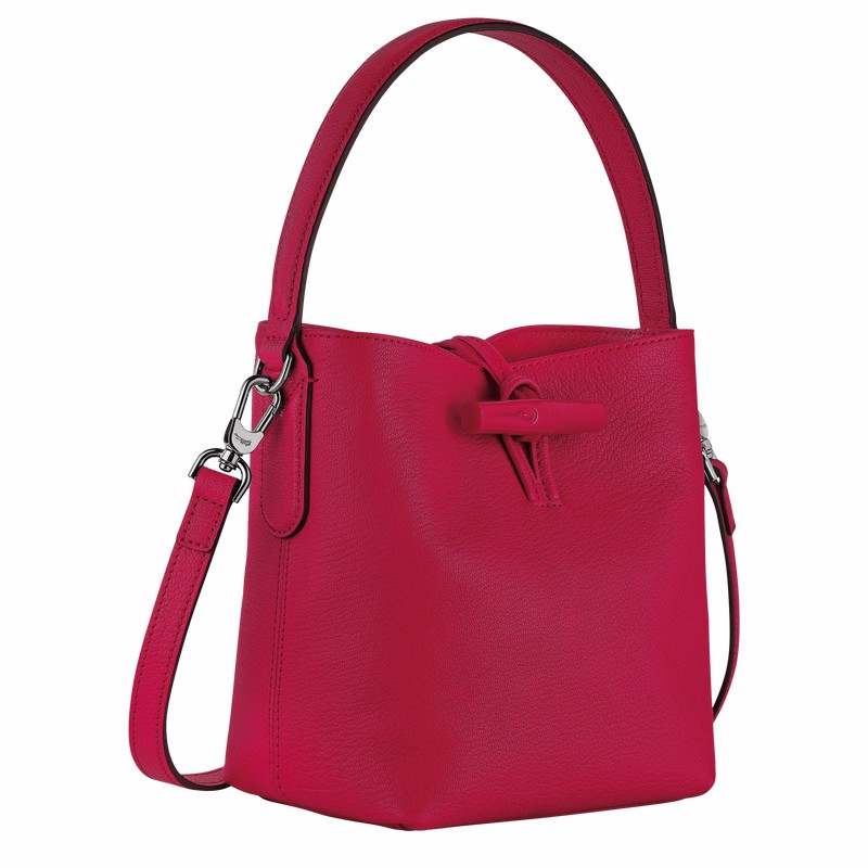 Dámské Bucket Bag Longchamp Le Roseau XS Fuchsie CZ | 10159HECJ13