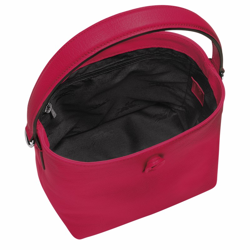 Dámské Bucket Bag Longchamp Le Roseau XS Fuchsie CZ | 10159HECJ13