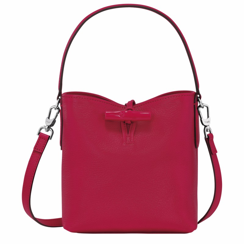 Dámské Bucket Bag Longchamp Le Roseau XS Fuchsie CZ | 10159HECJ13