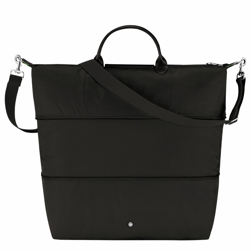 Dámské Cestovní Tašky Longchamp Le Pliage Green expandable Černé CZ | L1911919001