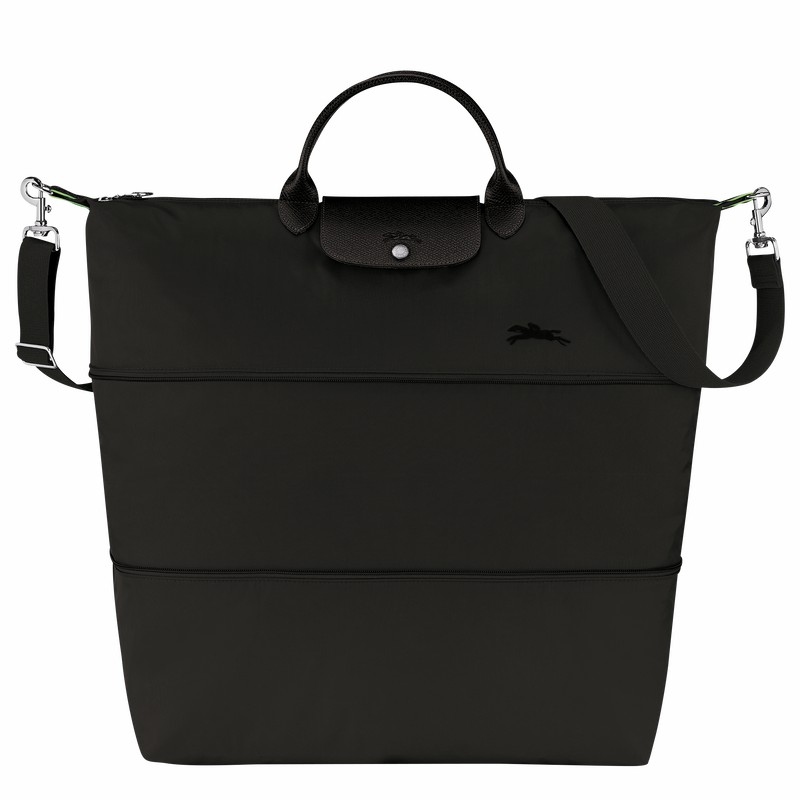 Dámské Cestovní Tašky Longchamp Le Pliage Green expandable Černé CZ | L1911919001