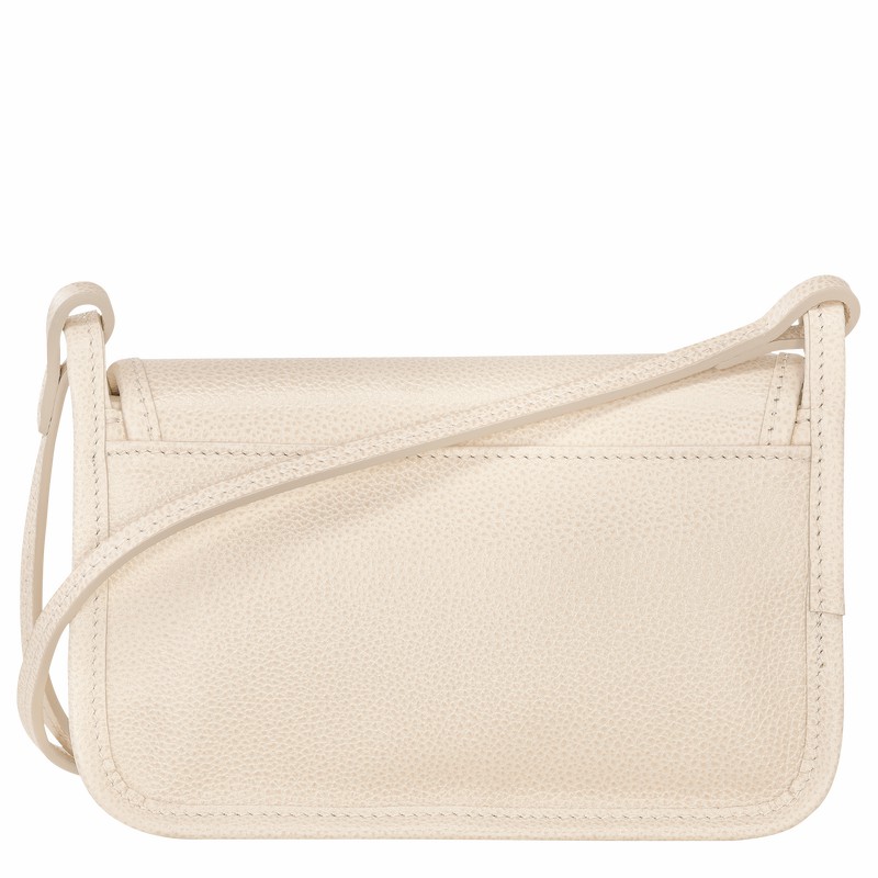 Dámské Clutch Longchamp Le FOULONNÉ XS Bílé CZ | 10133021555