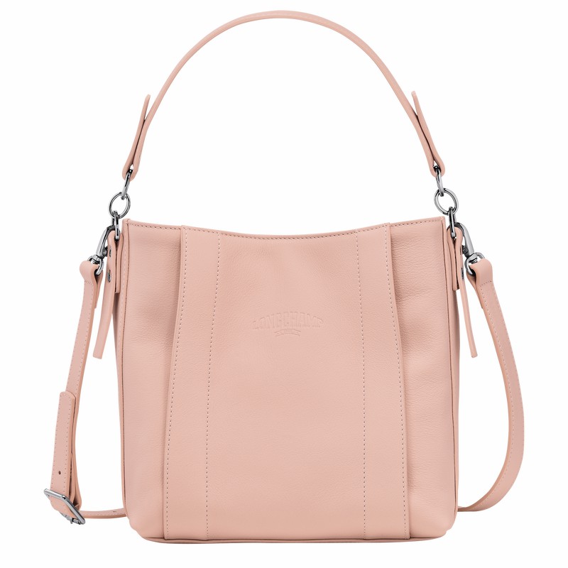 Dámské Crossbody Kabelky Longchamp 3D S Béžový CZ | 10215HFA542