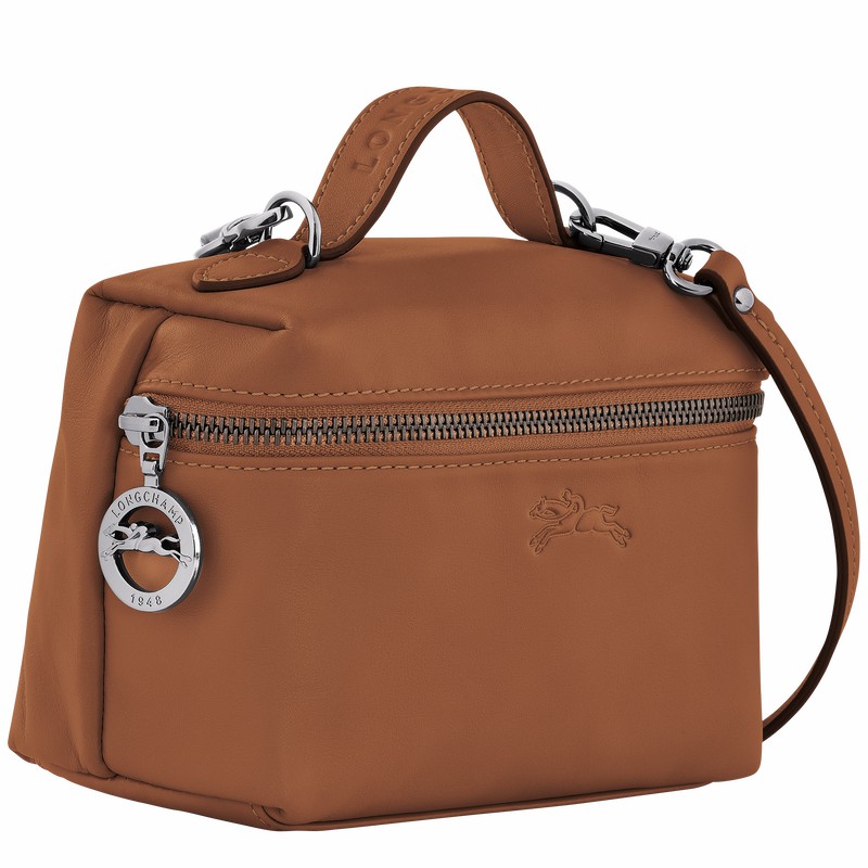 Dámské Crossbody Kabelky Longchamp Le Pliage Xtra XS Hnědé CZ | 10187987504