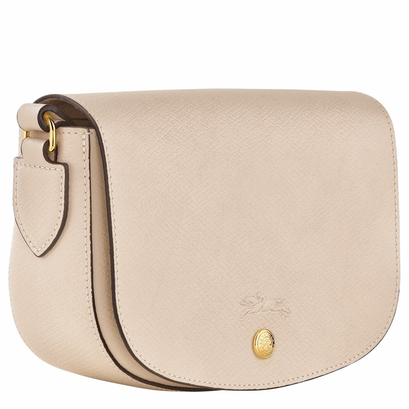 Dámské Crossbody Kabelky Longchamp ÉPURE S Bílé CZ | 10253HYZ555