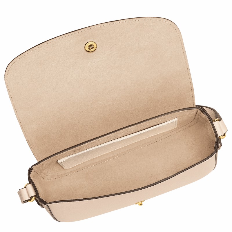 Dámské Crossbody Kabelky Longchamp ÉPURE S Bílé CZ | 10253HYZ555