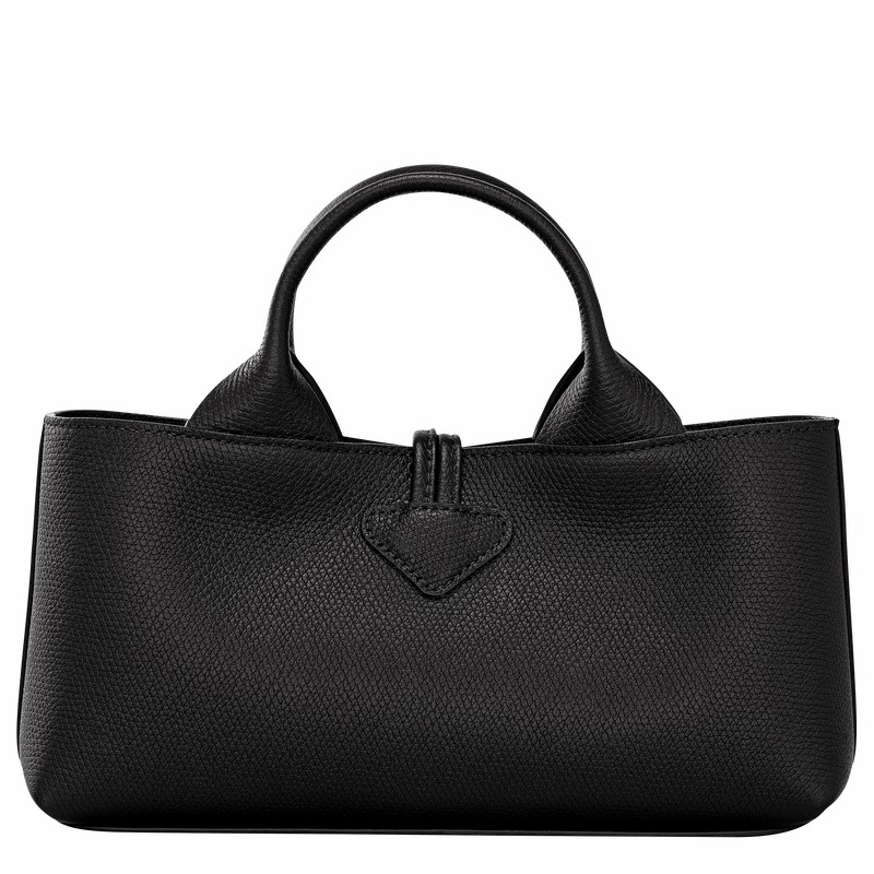 Dámské Kabelka Longchamp Le Roseau S Černé CZ | 10280HFP001