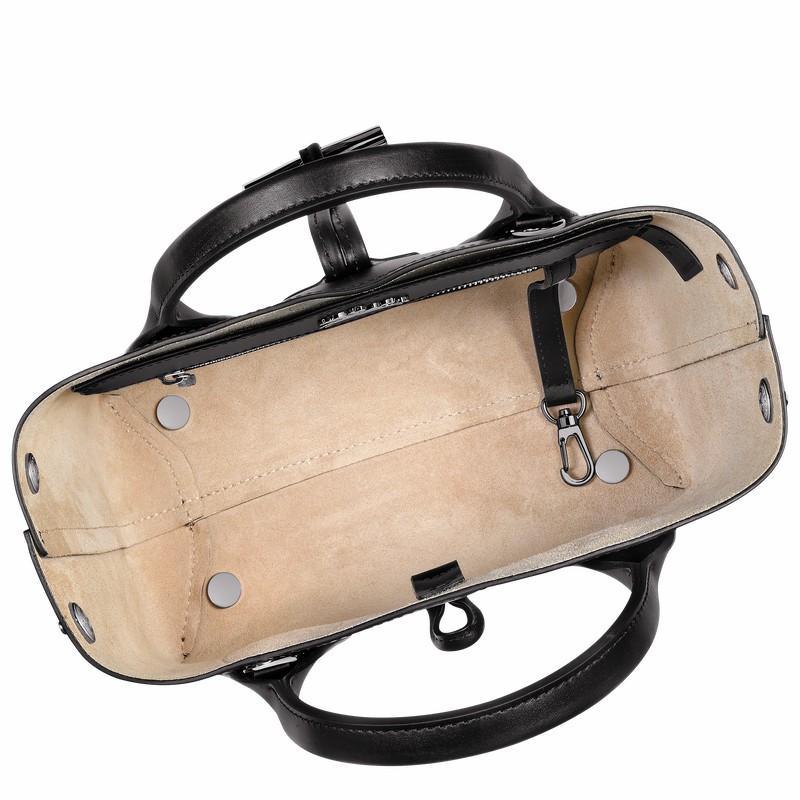 Dámské Kabelka Longchamp Le Roseau S Černé CZ | 10095HCN001