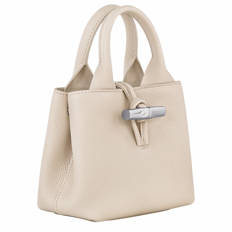 Dámské Kabelka Longchamp Le Roseau XS Bílé CZ | 10278HFP555
