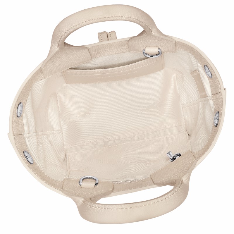 Dámské Kabelka Longchamp Le Roseau XS Bílé CZ | 10278HFP555