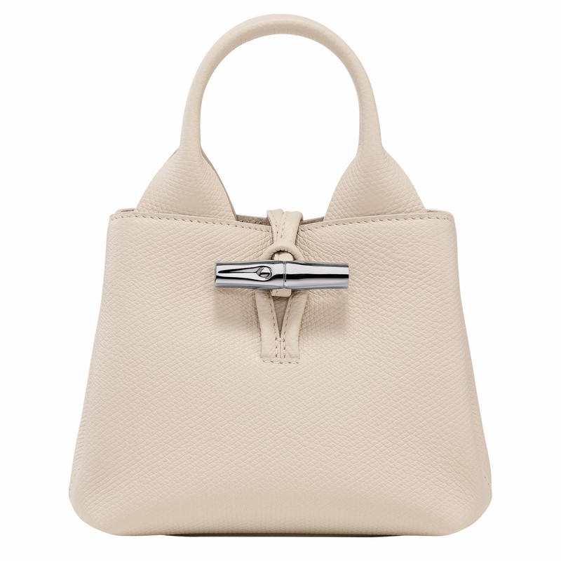 Dámské Kabelka Longchamp Le Roseau XS Bílé CZ | 10278HFP555