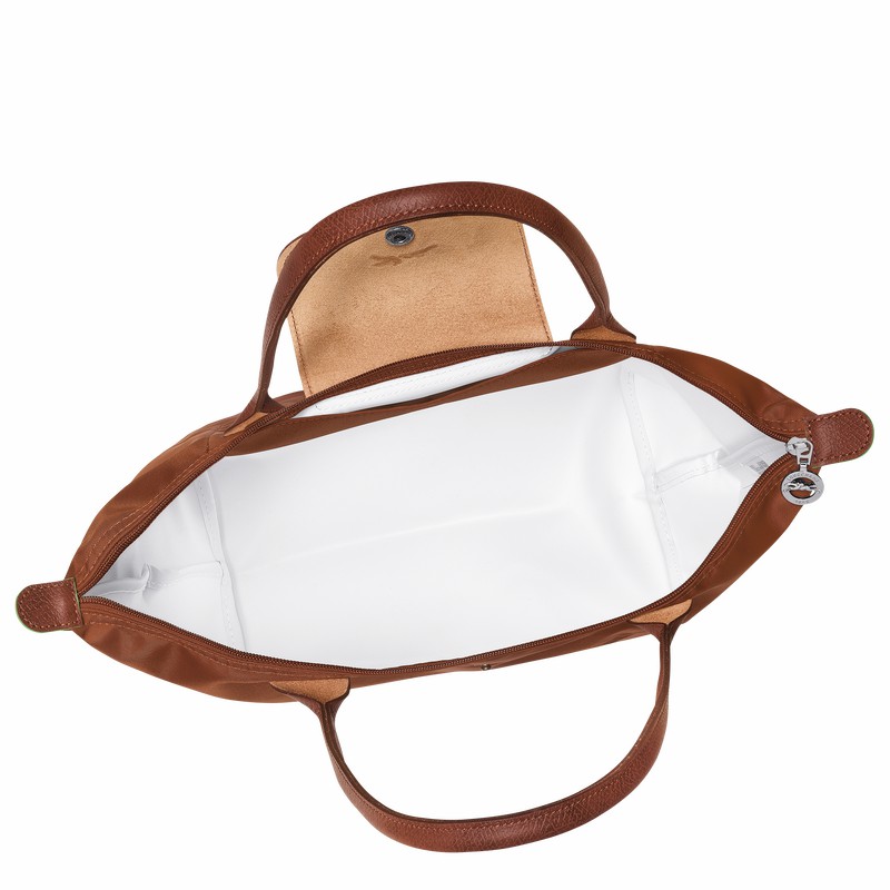 Dámské Přebalovací Tašky Longchamp Le Pliage Green M Hnědé CZ | L2605919504