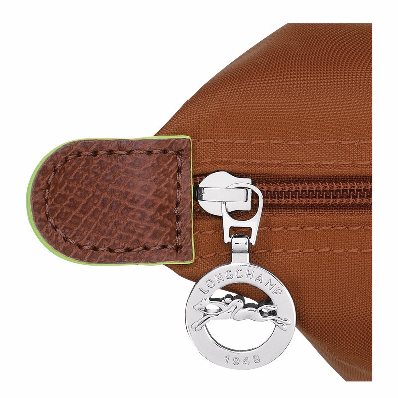 Dámské Přebalovací Tašky Longchamp Le Pliage Green M Hnědé CZ | L2605919504