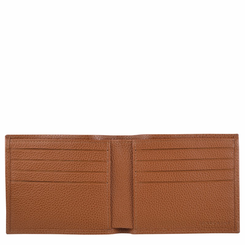 Dámské Peněženky Longchamp Le FOULONNÉ Caramel CZ | L3508021F72