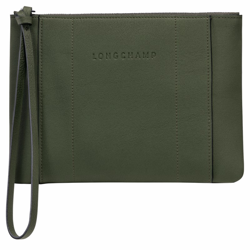 Dámské Pouches Longchamp 3D Hnědožlutý CZ | 30032HCV292