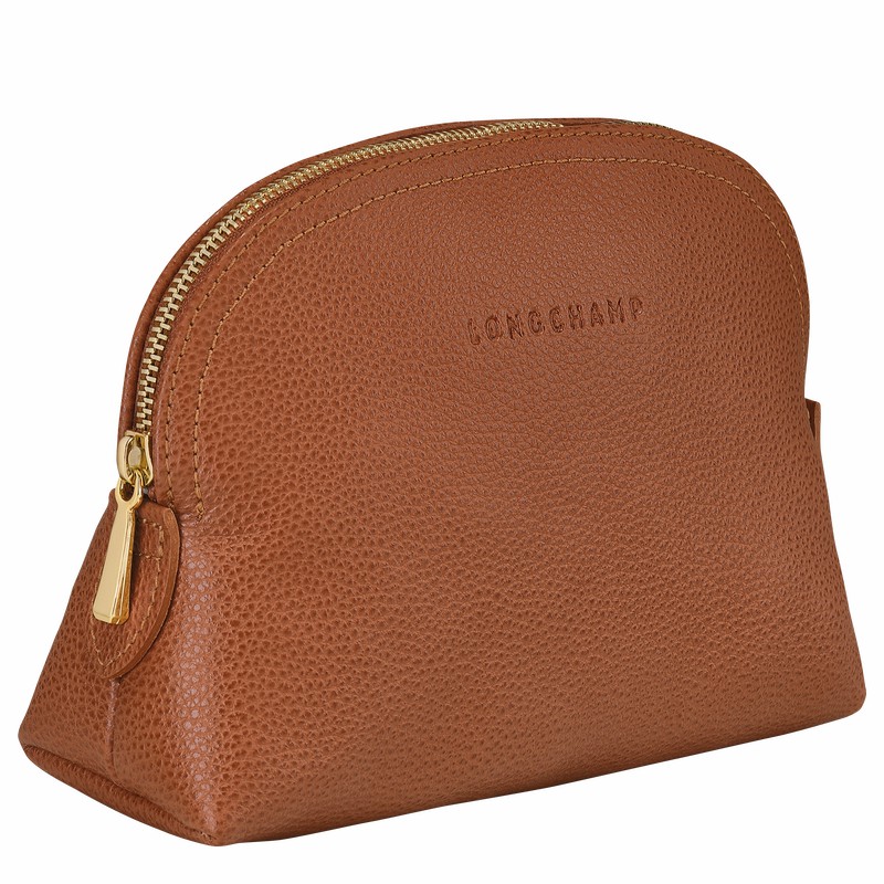 Dámské Pouches Longchamp Le FOULONNÉ Caramel CZ | L2527021121
