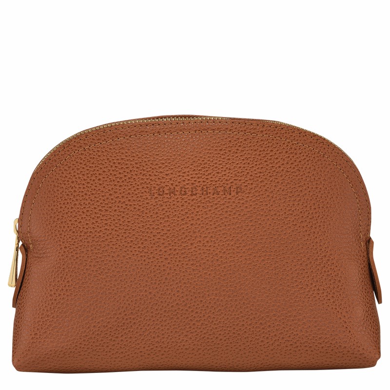 Dámské Pouches Longchamp Le FOULONNÉ Caramel CZ | L2527021121