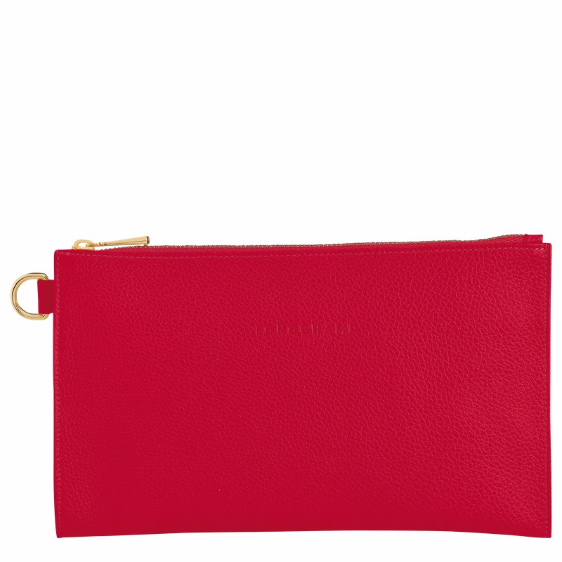 Dámské Pouches Longchamp Le FOULONNÉ Červené CZ | L2541021C39