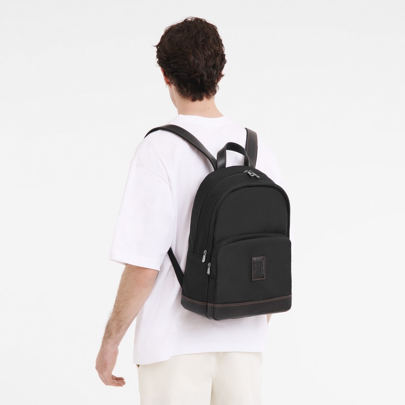 Pánské Batohy Longchamp Boxford Černé CZ | L1475080001