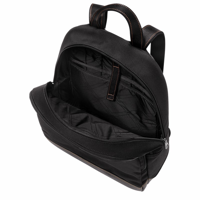 Pánské Batohy Longchamp Boxford Černé CZ | L1475080001