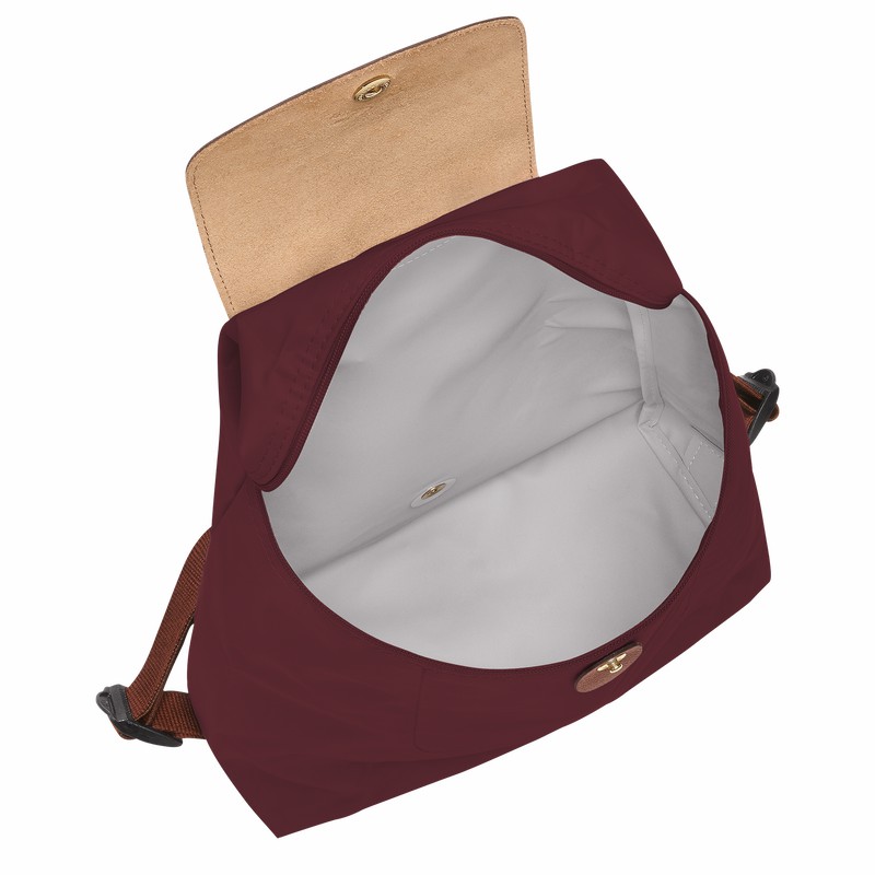 Pánské Batohy Longchamp Le Pliage Original M Vínové CZ | L1699089P87-