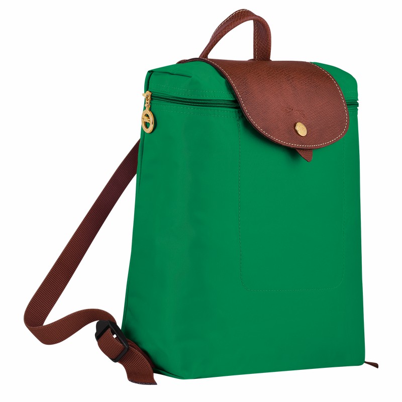 Pánské Batohy Longchamp Le Pliage Original M Zelene CZ | L1699089P88-