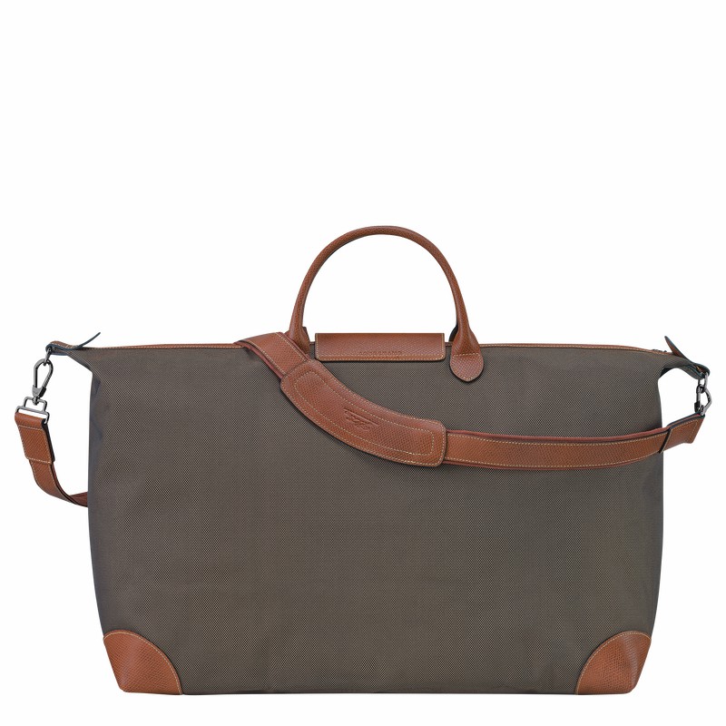 Pánské Cestovní Tašky Longchamp Boxford M Hnědé CZ | L1625080042-