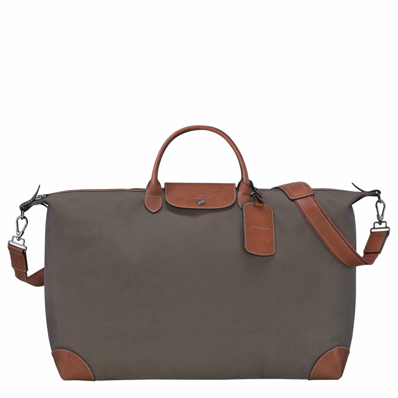 Pánské Cestovní Tašky Longchamp Boxford M Hnědé CZ | L1625080042-