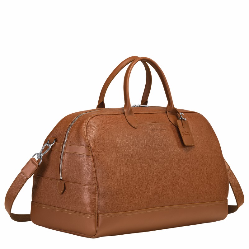 Pánské Cestovní Tašky Longchamp Le FOULONNÉ M Caramel CZ | L1302021F72-