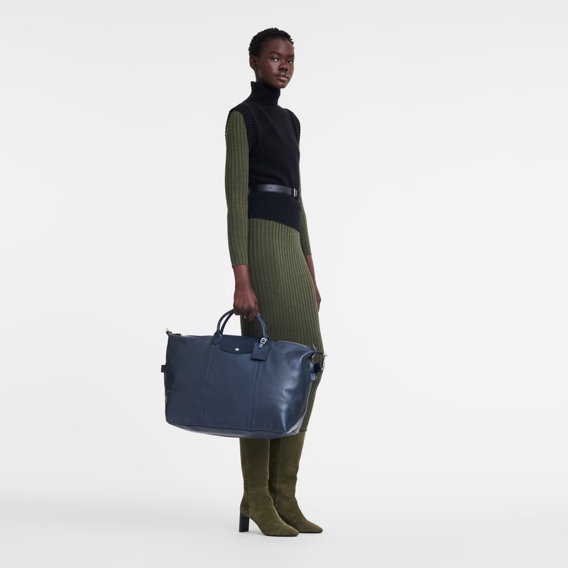 Pánské Cestovní Tašky Longchamp Le FOULONNÉ S Tmavě Blankyt CZ | L1624021556-
