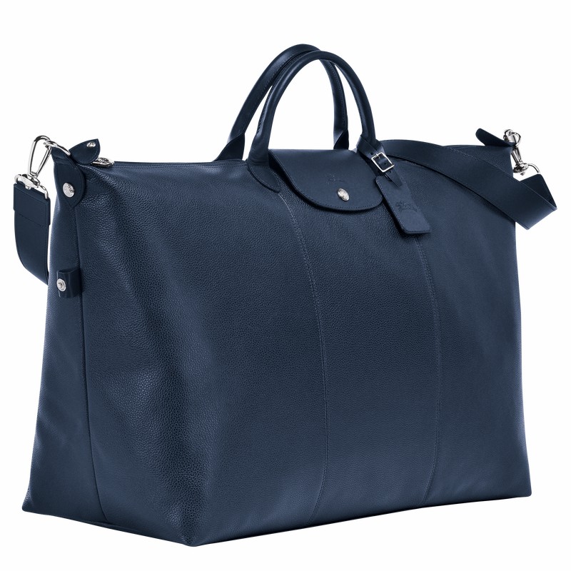 Pánské Cestovní Tašky Longchamp Le FOULONNÉ S Tmavě Blankyt CZ | L1624021556-