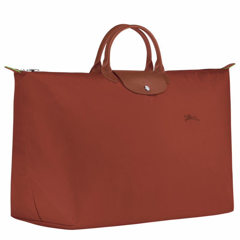 Pánské Cestovní Tašky Longchamp Le Pliage Green M Hnědé CZ | L1625919404-