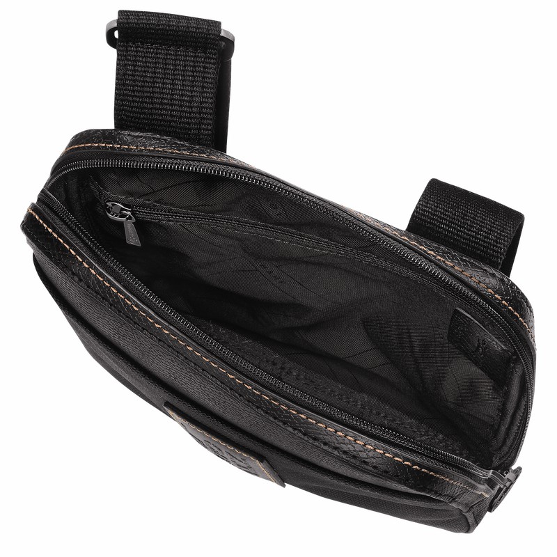 Pánské Crossbody Kabelky Longchamp Boxford XS Černé CZ | L1712080001-