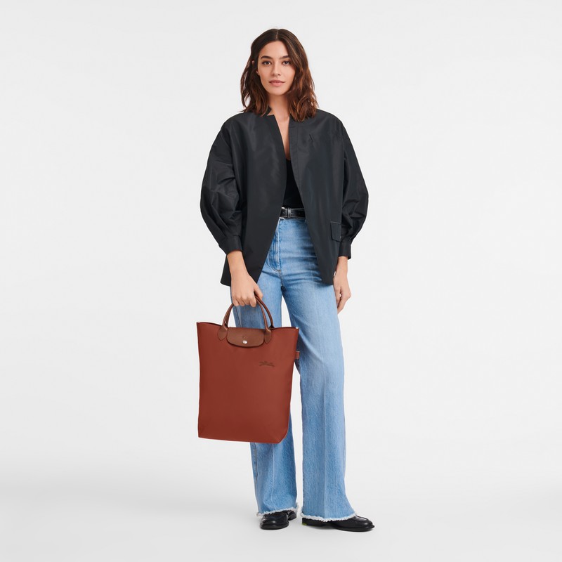 Pánské Přebalovací Tašky Longchamp Le Pliage Green M Hnědé CZ | 10168919404-